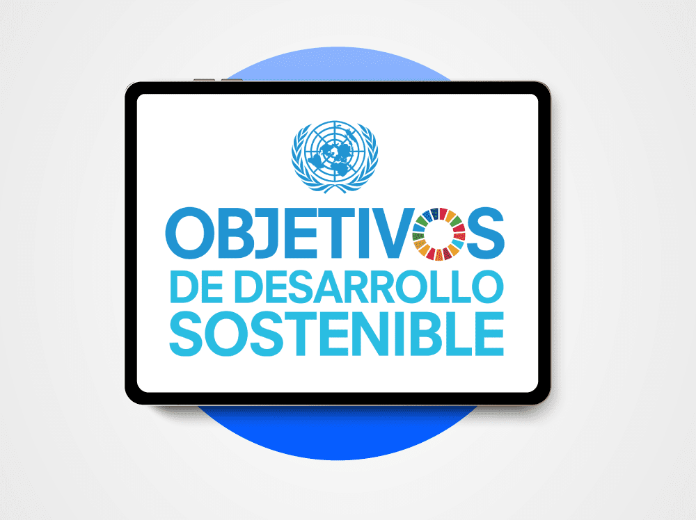 A tablet with a logo on it.